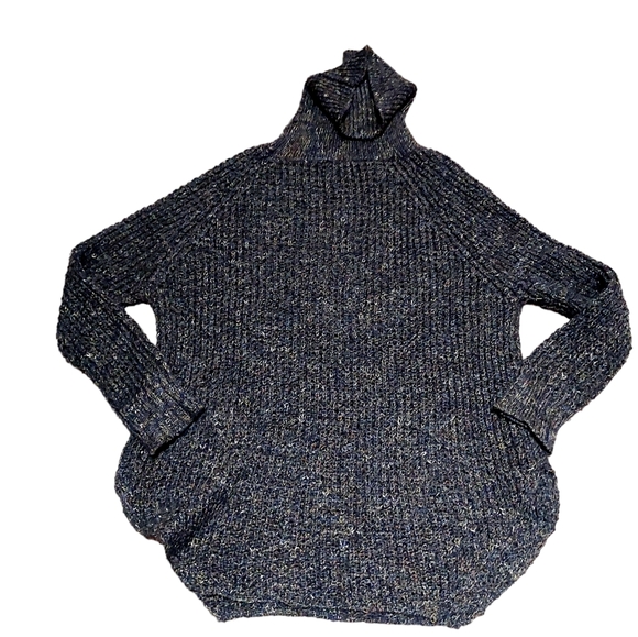 Free People Dylan Tweedy Turtleneck Sweater size XS - Picture 3 of 10